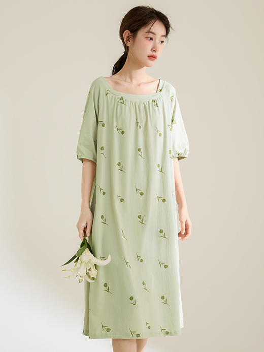 康妮雅女式短袖睡裙 421622516 商品图3