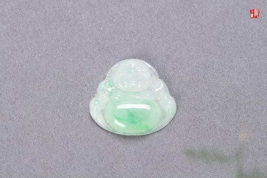 天然翡翠笑佛吊坠 配精美挂绳 商品图4