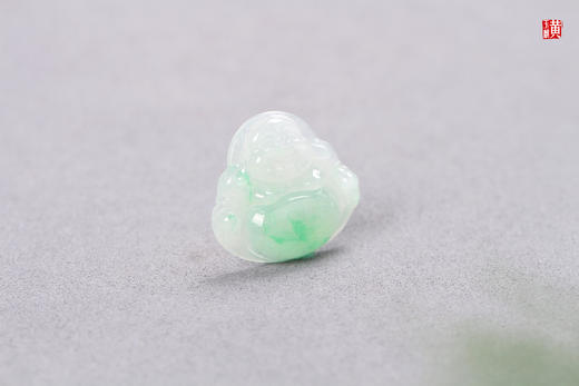 天然翡翠笑佛吊坠 配精美挂绳 商品图2