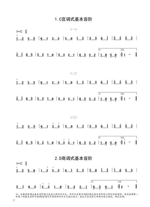 扬琴音阶训练教程(简谱版) 商品图5