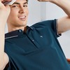【不变形领】【5A抗菌2A防螨】柒牌短袖男polo衫夏季新款含桑蚕丝透气翻领T恤	126T73390 商品缩略图2
