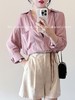 芍药衬衫 苏老板si服独特两穿版型设计天然亚麻轻薄衬衫 芍药粉 商品缩略图2