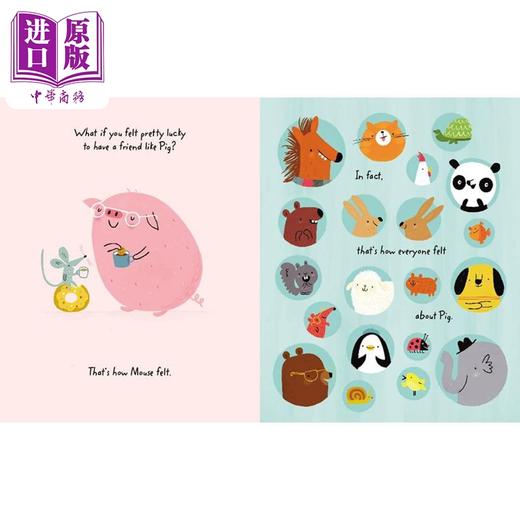 【中商原版】小猪的派对 What If Pig 英文原版 儿童绘本 动物故事图画书 关于友谊的甜蜜有趣的故事 精装 进口图书 4-8岁 商品图1