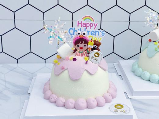 L款-粉色女生款缤纷快乐儿童节蛋糕 商品图0