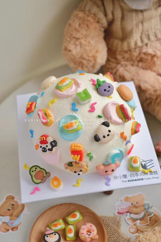 马卡龙软糖蛋糕（水果戚风蛋糕，固定火芒） 商品图2