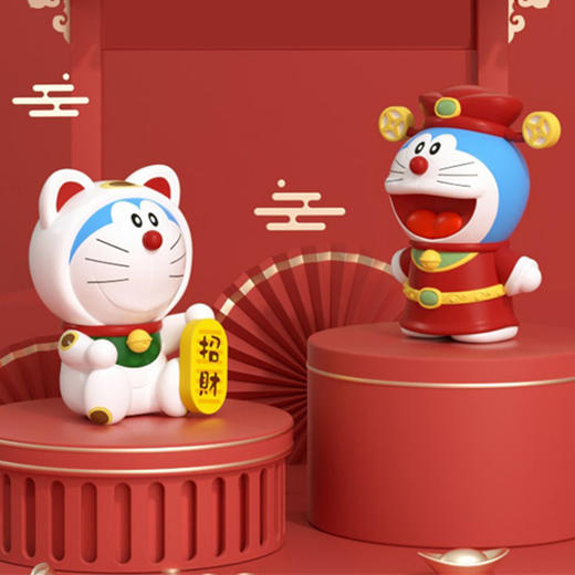正版新款哆啦A梦招财猫存钱罐手办摆件男生女生储蓄罐儿童礼物 商品图1
