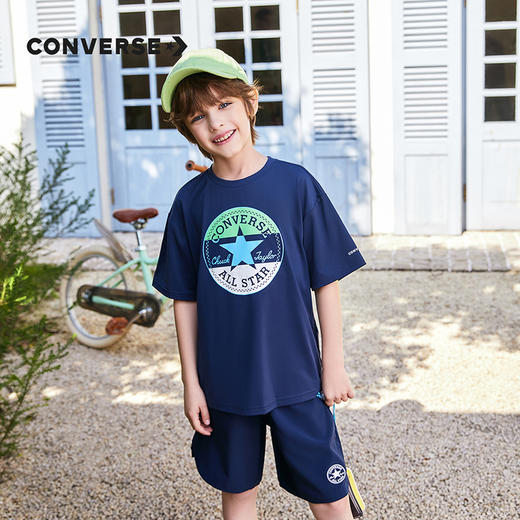 CONVERSE 夏 大童小童 短袖T恤 CNVN-TE-D928 商品图6