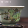 问鼎哥窑豆青八方杯（青绿山水）（缺货） 商品缩略图4