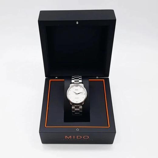 【99 新正品】MIDO美度贝伦赛丽系列39mm精钢折叠扣密底蓝宝石玻璃日期显示天文台认证自动机械男表M010.408.11.011.00  160318TJ10 商品图1