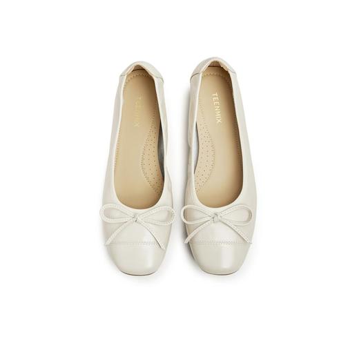 2楼天美意BI411软底平底舒适一脚蹬皮鞋 商品图2