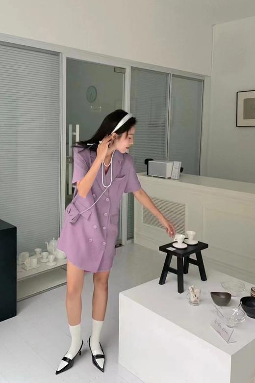 Stay2Weeks 粉紫色简约甜美连衣裙 16200 商品图1