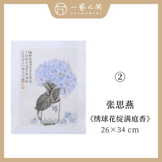 张思燕花鸟国画原作 26x34cm 手绘纸本宣纸《惟江上之清风》《绣球花绽满庭香》等 本期直播特供仅5张 限时限量优惠 售完即止【现货包邮】 商品图2
