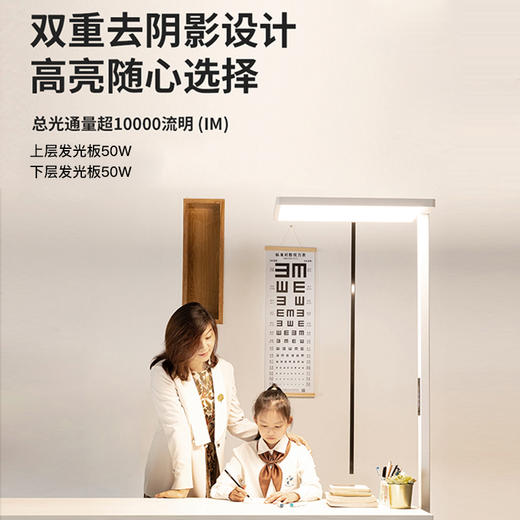 贝发知乐 全光谱护眼落地灯大路灯 双灯设计AA级护眼 商品图0
