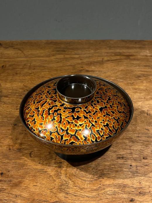 多彩菠萝漆盖碗四件套组，顺丰包邮 商品图4