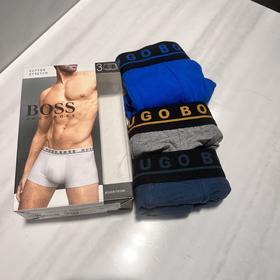 【贴身衣物不退不换】HUGO BOSS 平角内裤套装男  50395259-961