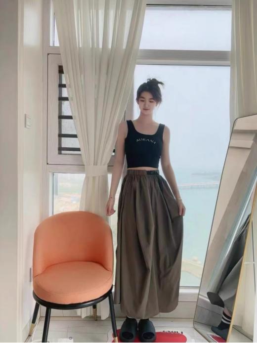 🌷【斯辰唯佳速干户外半身工装裙裤子垂坠感显瘦遮肚肉E99-1933】✅面料为王❗️❗️垂感十足！实力遮肉！非市面货可比！上身冰凉透气！👊 商品图1