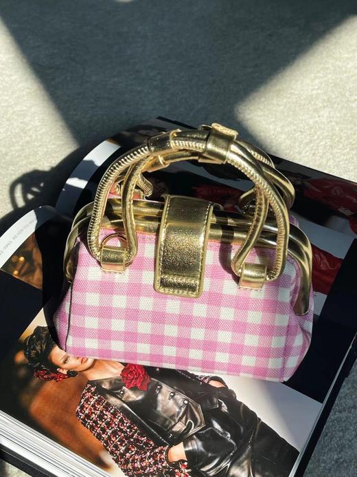 24年7月新品  LINCHAOZHANG私服定制系列  新款小众设计时尚手提包 商品图5