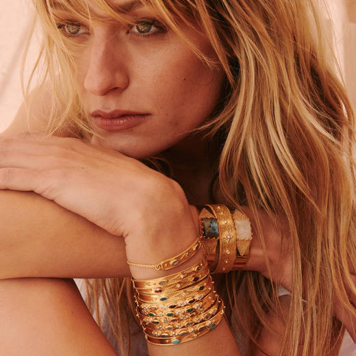 北京仓｜Leticia Ponti-Jonc Marquise-月光石 手镯［法国设计师］ 商品图1