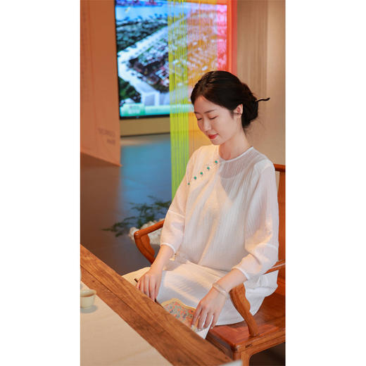 【线上专属】宽松连衣裙（21707144浅云均码） 商品图3