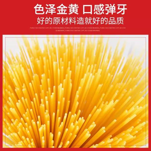 500g 百聚纳克 直面 意大利面 意面速食拌面意大利意粉意面家用 商品图1