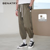 贝纳川男士夏季薄款休闲工装裤时尚潮帅气抽绳九分裤ECK235007 商品缩略图0
