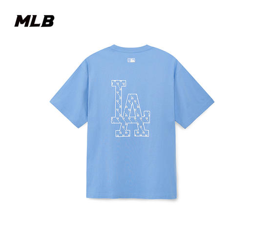 MLB男女情侣运动短袖老花大logo时尚休闲T恤23春夏新款3ATSM0233 商品图5