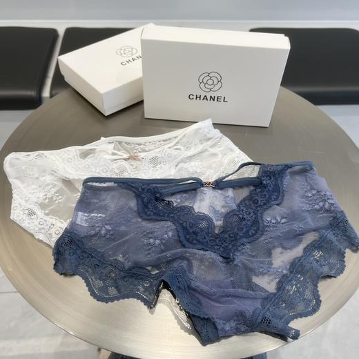D526香奈儿亲肤柔软蕾丝料内裤3条装 商品图3
