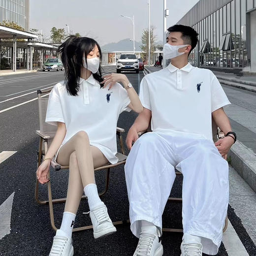 【专属】2024年款WHPOLOSPORTS 大马标新品  冰感运动情侣款  商务休闲POLO衫 舒适有型 商品图1