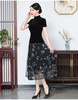 妈妈装蕾丝裙子套装MY5889 商品缩略图1