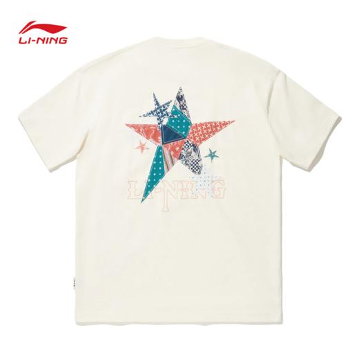 【S断码】中国李宁男女同款宽松短袖文化衫AHSU251【库存有限，如无货将做退款，介意慎拍！】 商品图1