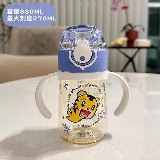 膳魔师男宝巧虎+星星汽车+蓝色手柄+蓝色盖子 商品图0