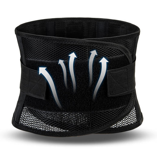 【夏季透气护腰带】腰部钢板支撑固定腰椎间盘固定带网状透气保暖腰托男女通用，360°立体包裹·钢板支撑，挺拔腰部。ry 商品图4