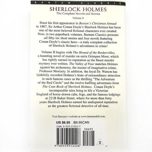 微瑕 英文原版 Complete Sherlock Holmes 福尔摩斯探案卷二 商品图2