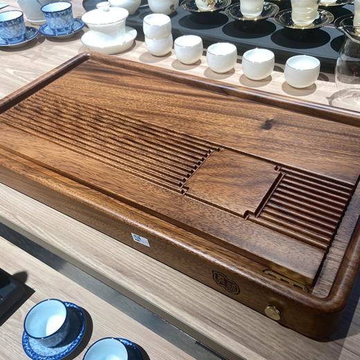 龙福-胡桃木茶语茶盘 商品图0