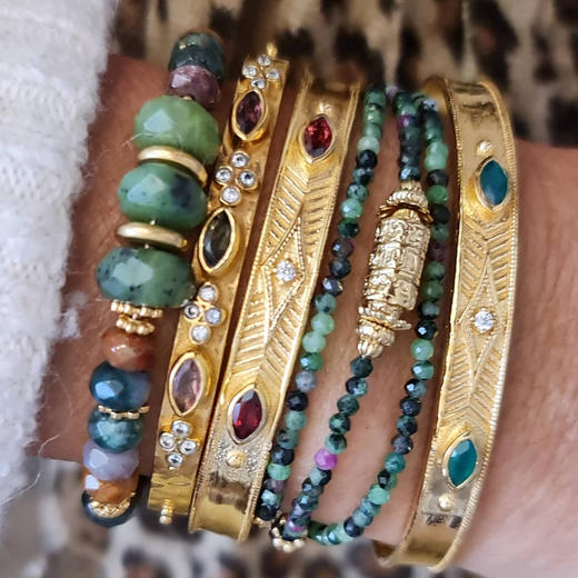 北京仓｜Leticia Ponti-Jonc Gayane-石榴石 手镯［法国设计师］ 商品图1