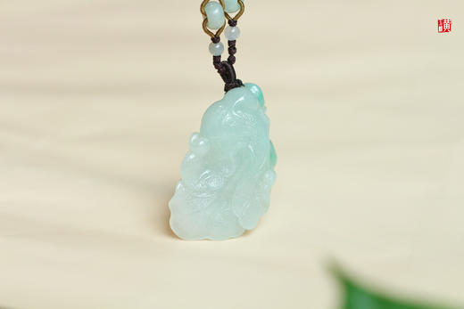 天然翡翠【百财汇聚】吊坠    配精美挂绳 商品图5