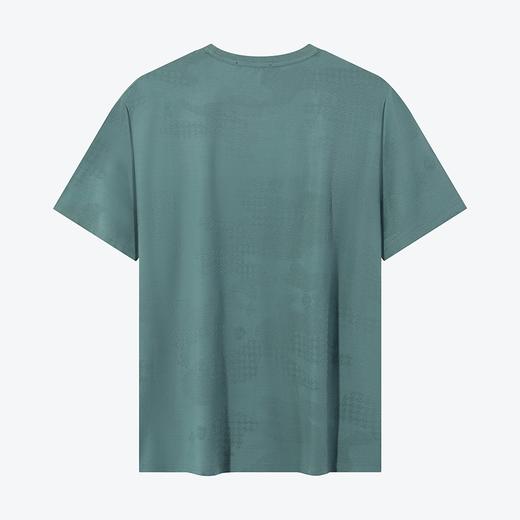 【凉感索罗纳】柒牌男士短袖T恤夏季新款时尚休闲中青年圆领上衣	126T72200 商品图4