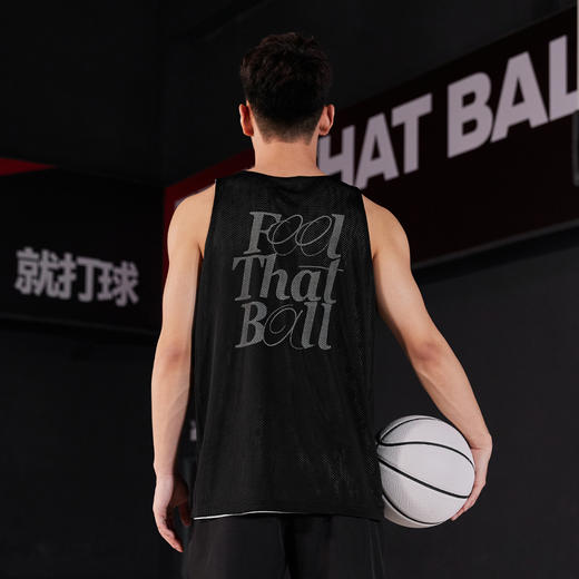 有志者UZIS双面篮球背心男夏季网眼透气速干运动训练美式球衣反差 商品图2