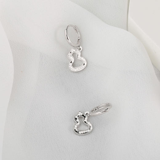 【宏艺珠宝】福禄迎祥·银s925耳饰 商品图2