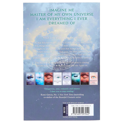 【中商原版】Shatter Me系列 第6部 想象 Imagine Me 英文原版 Tahereh Mafiis 奇幻浪漫爱情小说 商品图1