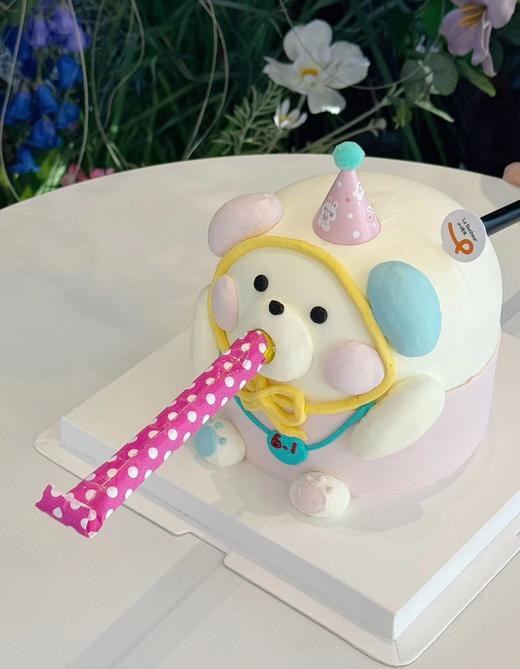 六一吹哨小熊·奶油蛋糕 商品图1