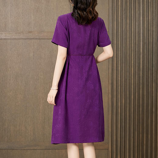 双面双穿冠乐绉真丝香云纱连衣裙LS- 2538 商品图3