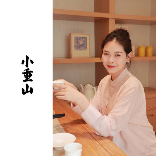 抖音专属】小重山-中式小衫（23710162B杏花色） 商品图0