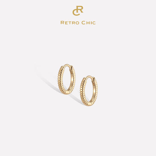 Ancient Rome古罗马系列 | 罗马素金耳圈 商品图0