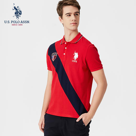 （Z）【自营】U.S.POLO 男短袖POLO衫 1192101009 商品图1