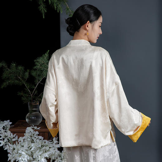  2024新款新中式国风双面穿立领WL240031 外套 商品图4