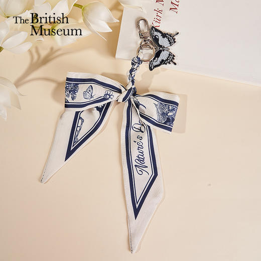 大英博物馆 博物志系列 蝴蝶丝带 挂饰 钥匙扣挂件 商品图0