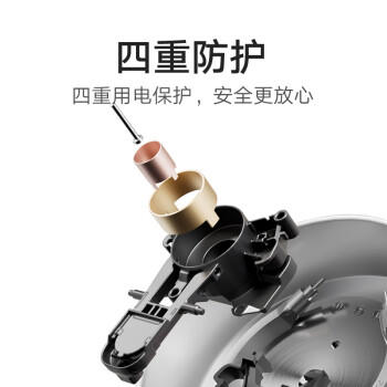 米家小米电热水壶S1烧水壶煮水壶热水壶家用双钢双层设计316食品级不锈钢内胆大功率1.7L大容量 商品图5