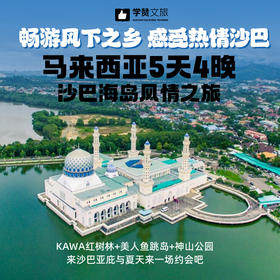 马来西亚沙巴5天4晚游/KAWA红树林+美人鱼跳岛+神山公园