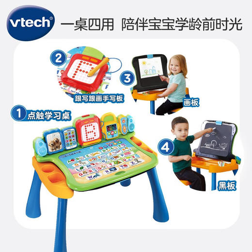 【快递发货】伟易达（Vtech）早教机英语4合1点触学习桌点读机 商品图7